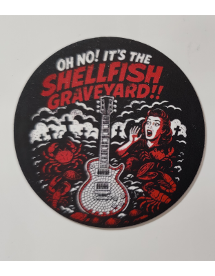 Thin decorative magnet "Shellfish Graveyard"